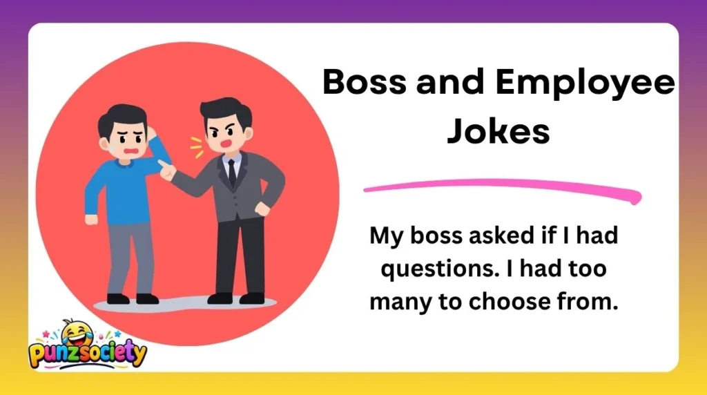 Boss and Employee Jokes