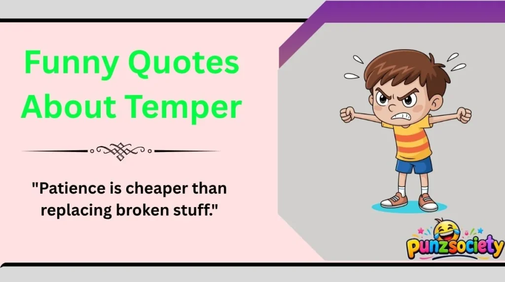 Funny Quotes About Temper