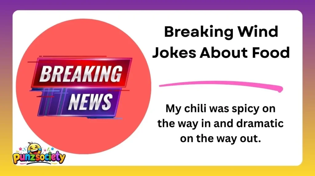 Breaking Wind Jokes About Food