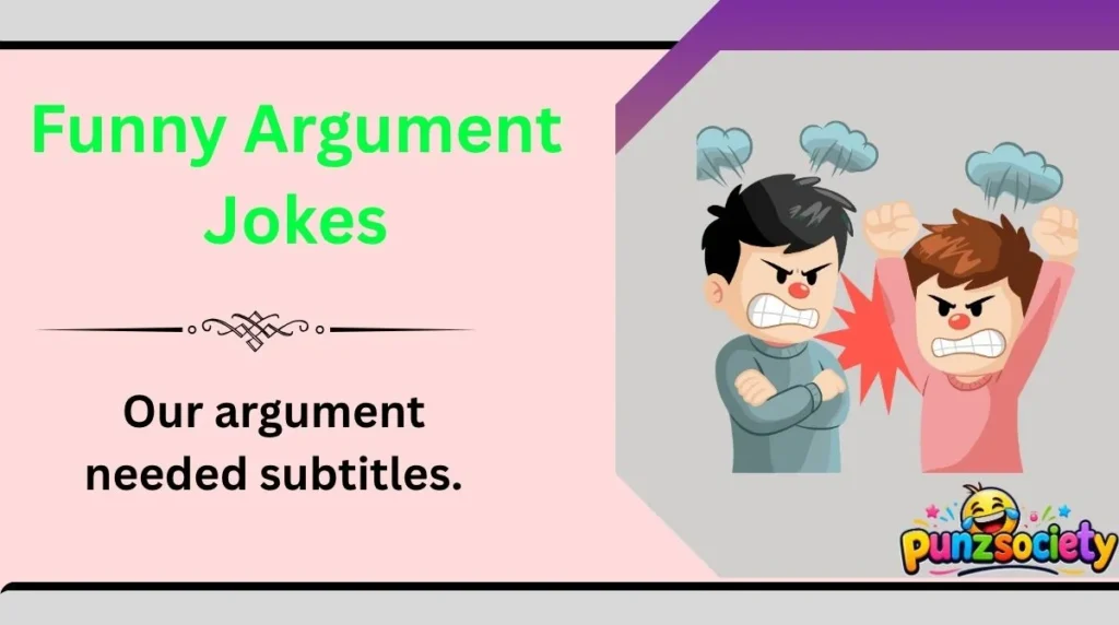 Funny Argument Jokes