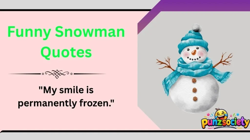 Funny Snowman Quotes
